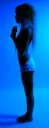 Blue  .
